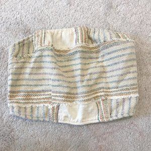 free people || striped bandeau tube top